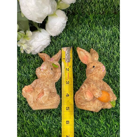 Set of 2 Indoor Outdoor Garden Bunnies - Picture 4 of 5